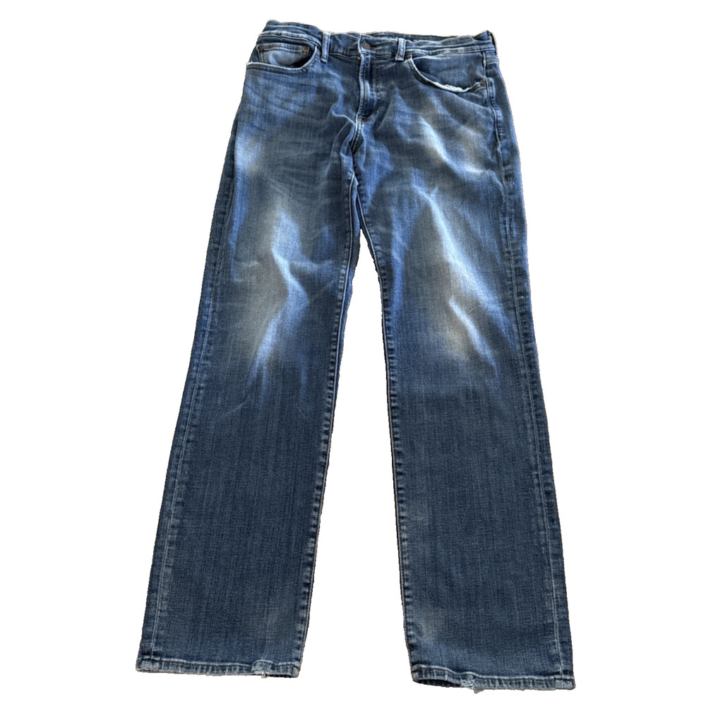 Lucky Brand Men's Jeans Size 34x32(31) Blue 121 Heritage Slim Stretch Fit Denim